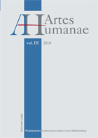 Trzeci numer czasopisma naukowego "Artes Humanae"